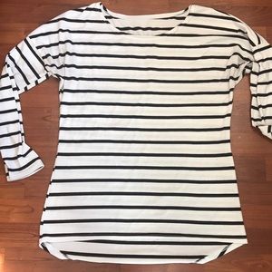 Black and white striped shirt